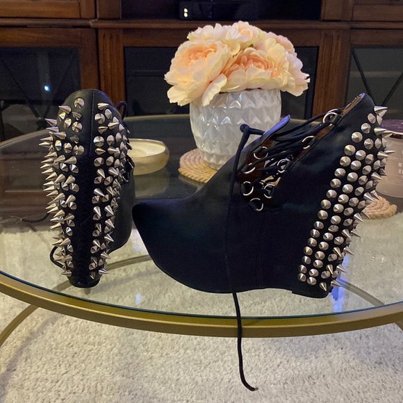 Jeffrey Campbell Shoes - Jeffrey Campbell studded laced booties